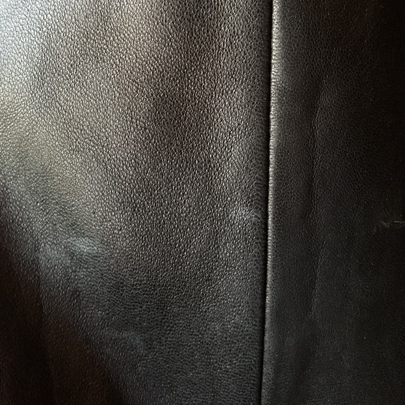 Jones New York Fitted Black Leather Jacket M - Picture 4 of 6